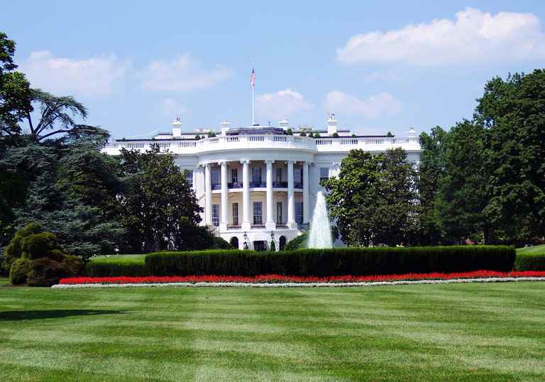 White House front lawn