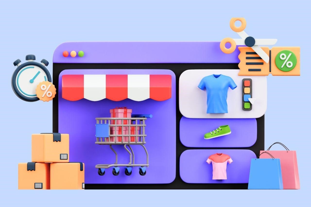 animated online store