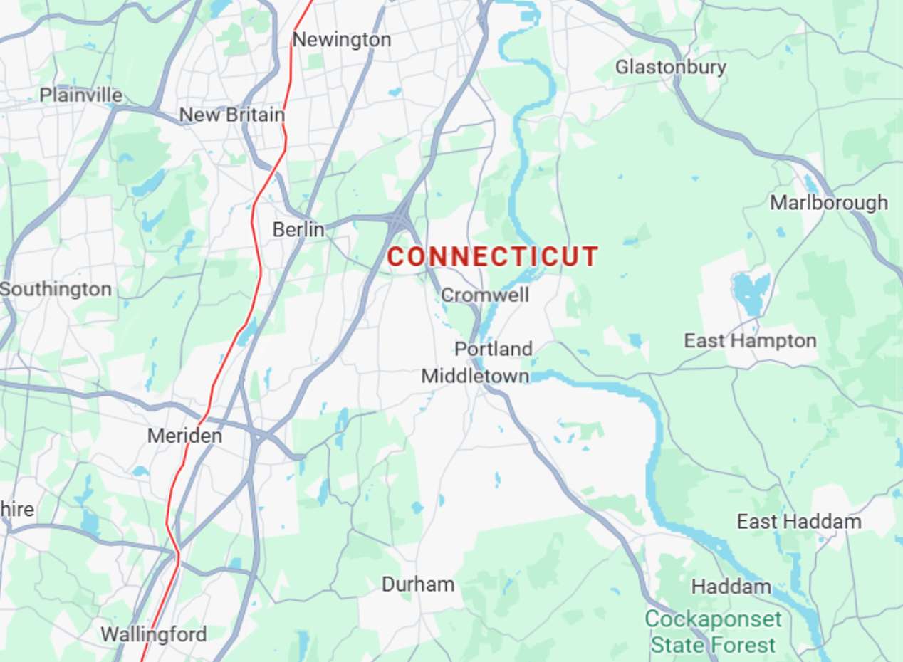 Connecticut Connecticut state map