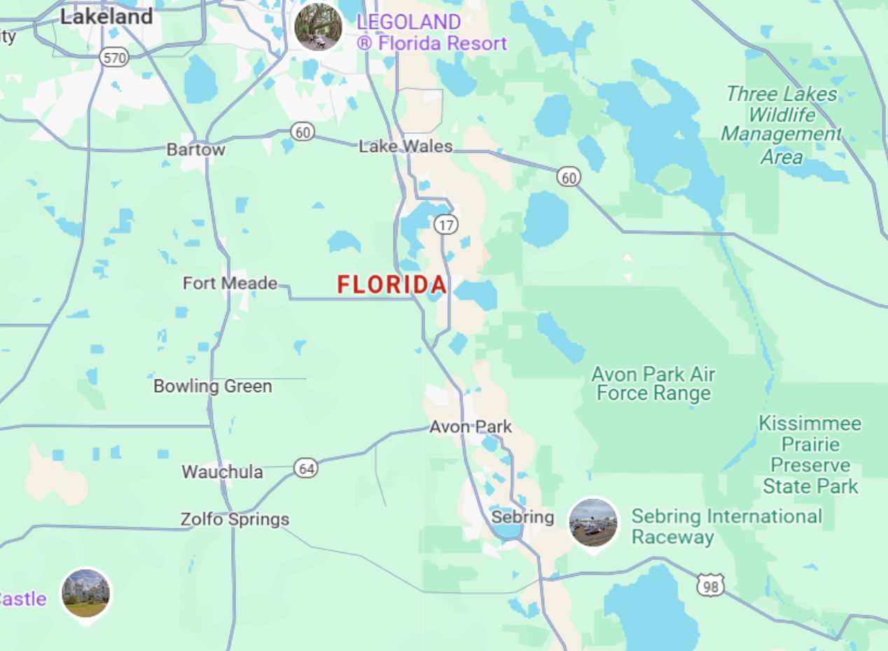 Florida Florida state map