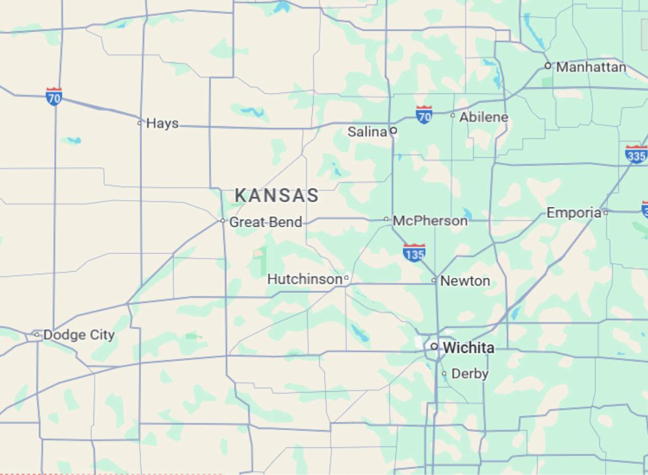 Kansas Kansas state map