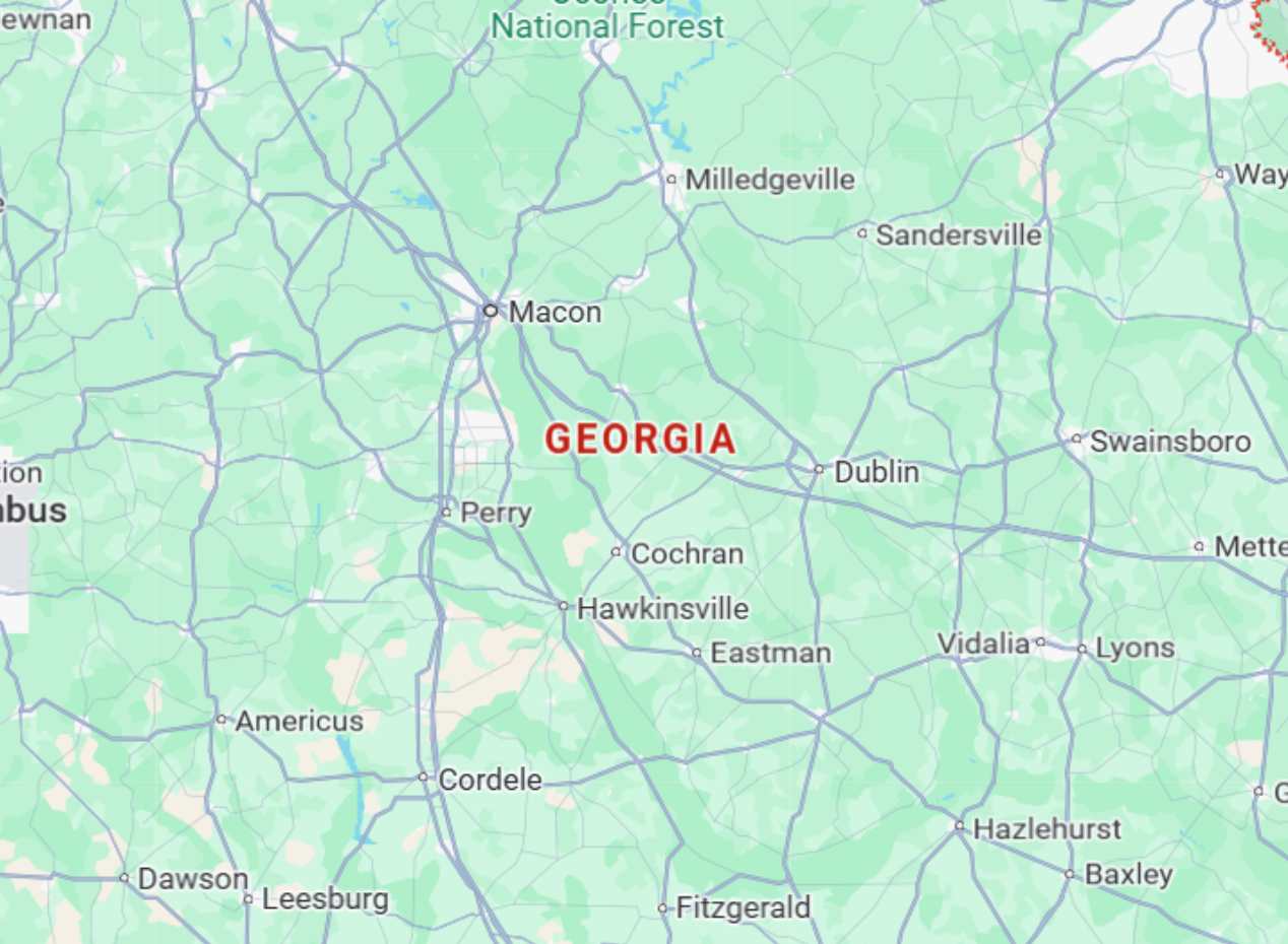 Georgia Georgia state map