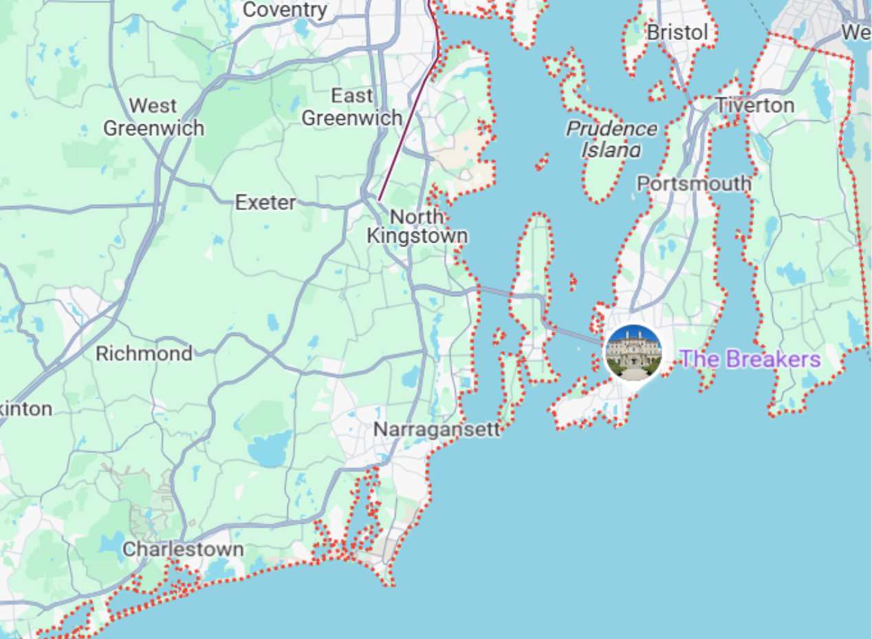 Rhode Island Rhode Island state map