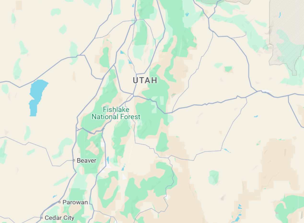 Utah Utah state map